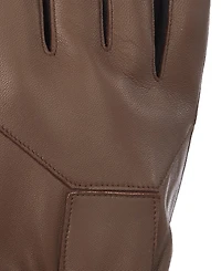 Isotoner Signature Men's Water Repellent Genuine Leather Touchscreen Stretch Gloves