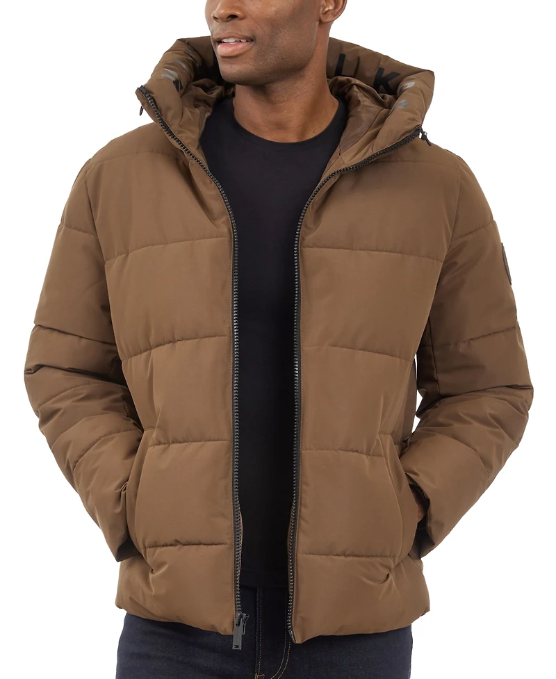Michael Kors Men's Quilted Hooded Puffer Jacket