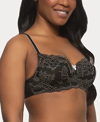 Paramour Women's Lola Lace Unlined Balconette Bra