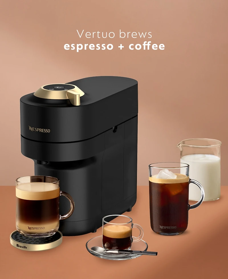 Nespresso Limited-Edition Vertuo Pop+ Deluxe Coffee and Espresso Maker by Breville