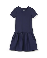 Mightly Girls Fair Trade Organic Cotton Short Sleeve Drop Waist Dress
