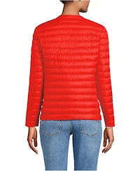 Lands' End Women's Wanderweight Collarless Packable Down Jacket