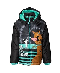Scooby Doo Boys Warner Bros. Zip Up Winter Coat Puffer Jacket