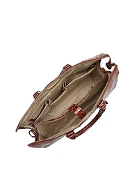 Brahmin Large Leather Business Tote