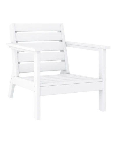 WestinTrends Outdoor Patio Hdpe Deep Seating Armchair