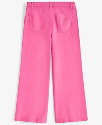 Epic Threads Little & Big Girls Twill Patch-Pocket Wide-Leg Pants, Exclusively at Macy's