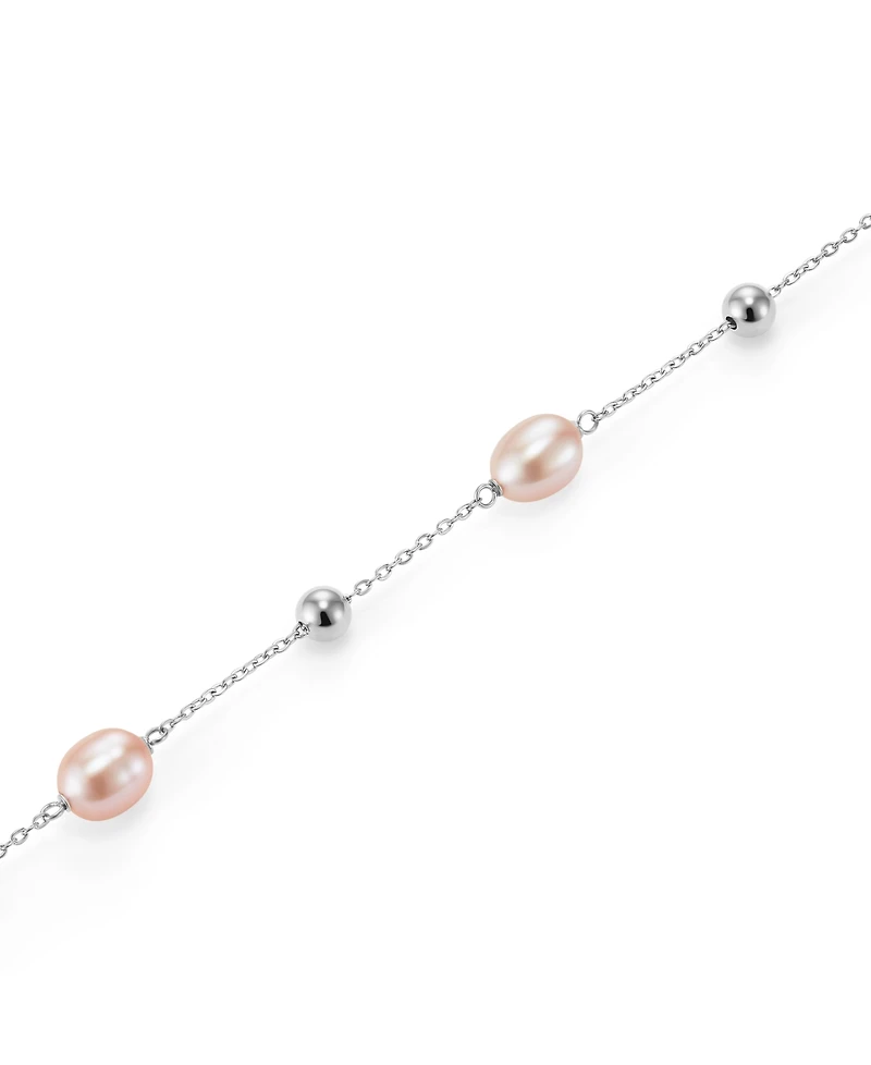 Olivia Burton by the Sea Cultivated Pearl Silver Tone Bracelet