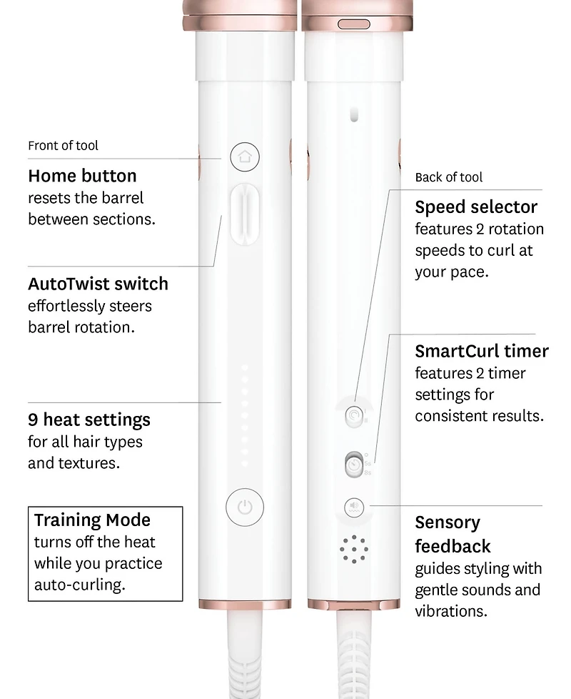 T3 CurlWrap 1" Automatic Rotating Curling Iron with Longer Barrel