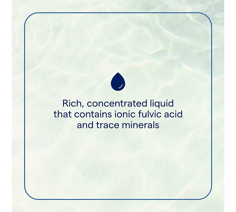 Trace Minerals Ionic Fulvic Acid 250mg - Essential Mineral Supplement to Support Hydration & Energy Production - Aids Muscle Endurance