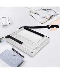 Yescom 15" Cut Length B4 Paper Cutter Guillotine 12 Sheet Cutting Machine Photo Trimmer