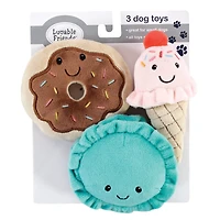 Luvable Friends Pet Squeaky Plush Dog Toy with Rope, Monkey, One