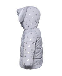 Rokka&Rolla Baby Girls Soft Fleece Lined Puffer Jacket Winter Coat