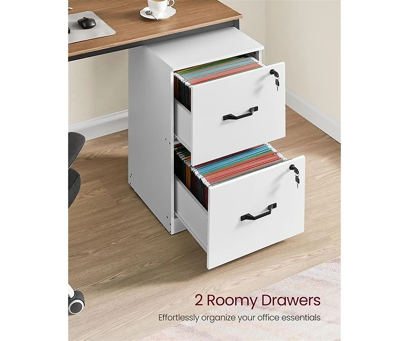 Slickblue 2-Drawer Vertical File Cabinet for Efficient Document Organization