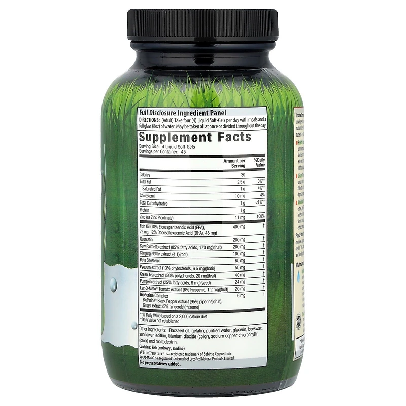 Irwin Naturals Pro-Active Male Prosta-Strong Healthy Urinary Flow