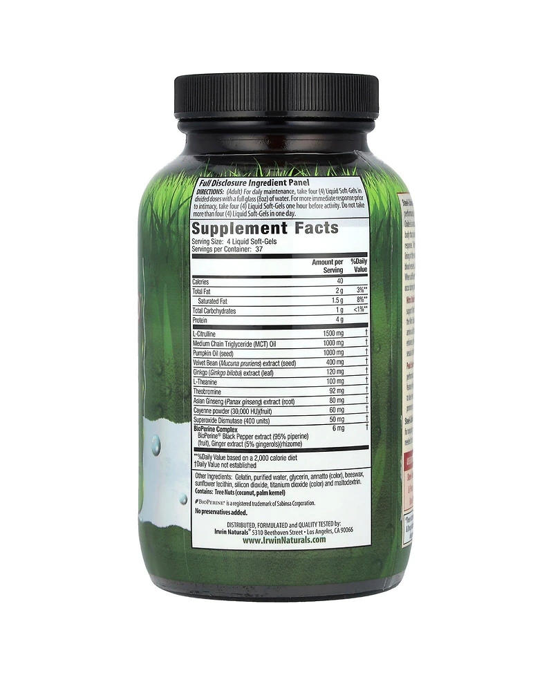 Irwin Naturals Steel-Libido Red Supplement, 150 Count