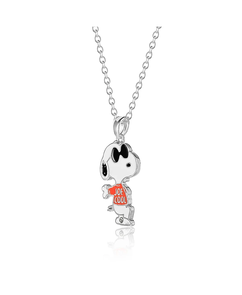 Peanuts Snoopy Joe Cool Red Shirt Pendant Necklace