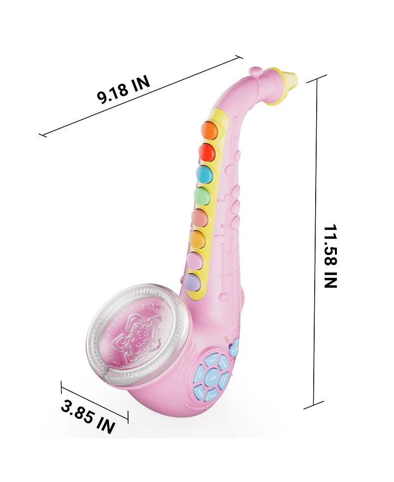 Contixo KT1 Kids Saxophone Musical Toy-Pink