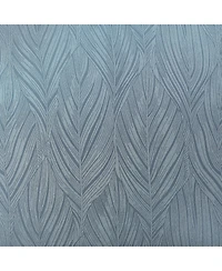 Chanasya Premium 2-Panel Embossed Leaf Textured Curtains - Back Tab, Ring Tab for Windows Living Room Bedroom