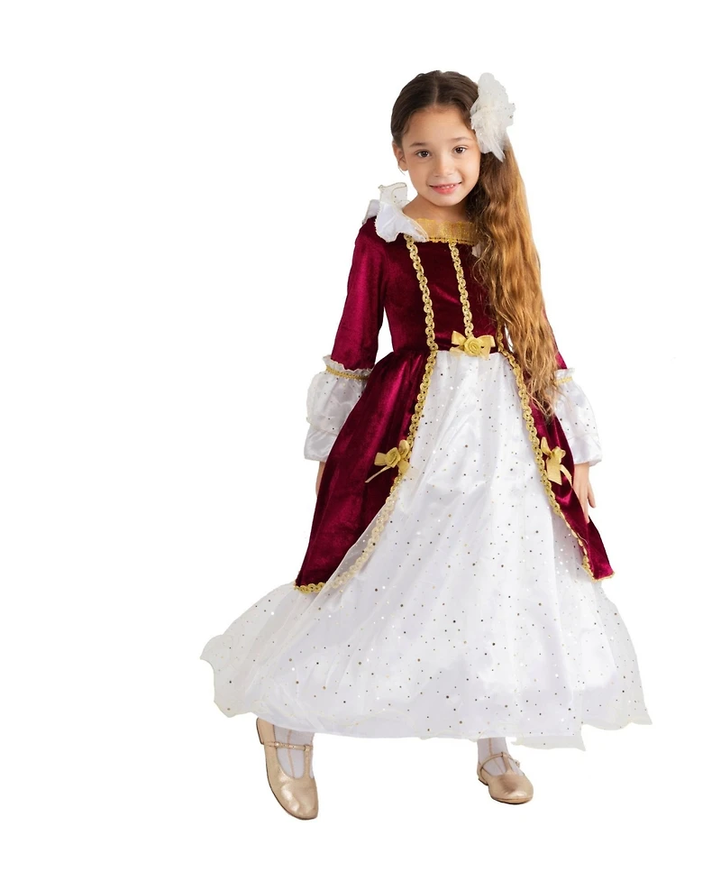 Dress Up America Red Princess Costume - Girls