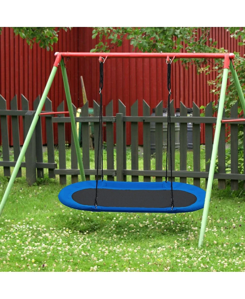 Sugift Kids 60 Inch Saucer Surf Outdoor Adjustable Swing
