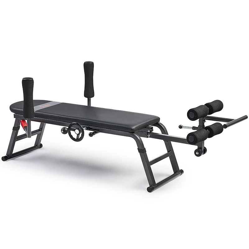 Sunny Health & Fitness Inversion Traction & Stretch Decompression Table - 400LBs Weight Capacity