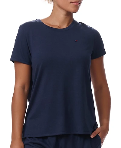 Tommy Hilfiger Women's Short-Sleeve Crewneck Sleep Tee