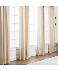 Chanasya Premium 2-Panel Embellish Embossed Classy Blackout Curtains - 3-in-1 Back Tab, Rod Pocket