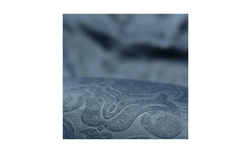 Chanasya Premium 2-Panel Embellish Embossed Classy Blackout Curtains - 3-in-1 Back Tab, Rod Pocket