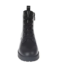 Bebe Little and Big Girls Rhinestone Lace Up Boot