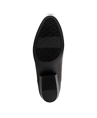 Aerosoles Women's Caddie Ankle Booties - Java Grainy Faux Leather