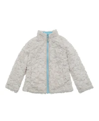 Rokka&Rolla Girls Reversible Sherpa Fleece Puffer Jacket