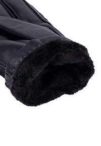 Kessler Men's Men`s Hand-sewn Premium Lamb Leather Touchscreen Gloves "Billie"
