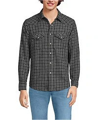 Lands' End Big & Tall Western Shirt