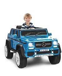 Gymax 12V Licensed Mercedes-Benz Kids Ride On Car Rc Motorized Vehicles w/ Trunk Pink