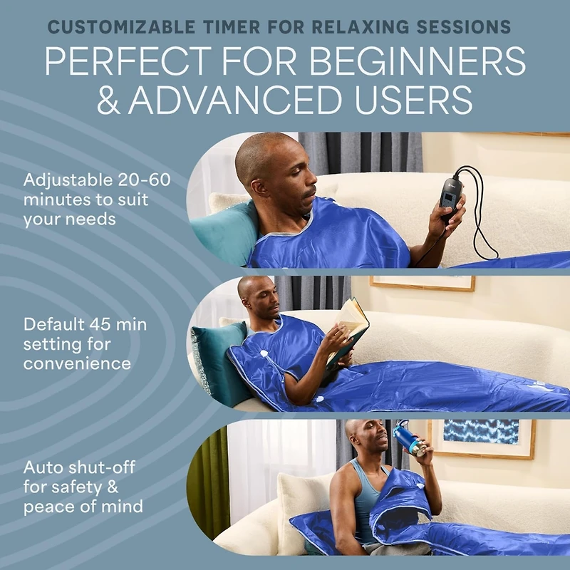 LifePro Sauna Blanket for Detoxification - Portable Far Infrared Sauna for Home Detox Calm Your Body and Mind (Regular Pink)