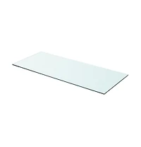 Shelf Panel Glass Clear 27.6"x11.8"