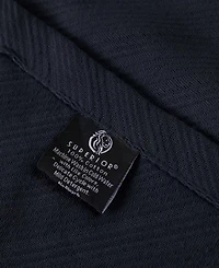 Superior Milan Cotton Jacquard Dobby Weave Textured Striped Lightweight Woven Throw, 50" x 60"