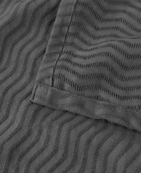 Superior Jena Cotton Textured Chevron Lightweight Woven Blanket
