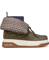 Sam and Libby Women's Cruz Fold Over Puffer Cold Weather Booties