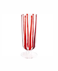 Vietri Nuovo Stripe Champagne Glass