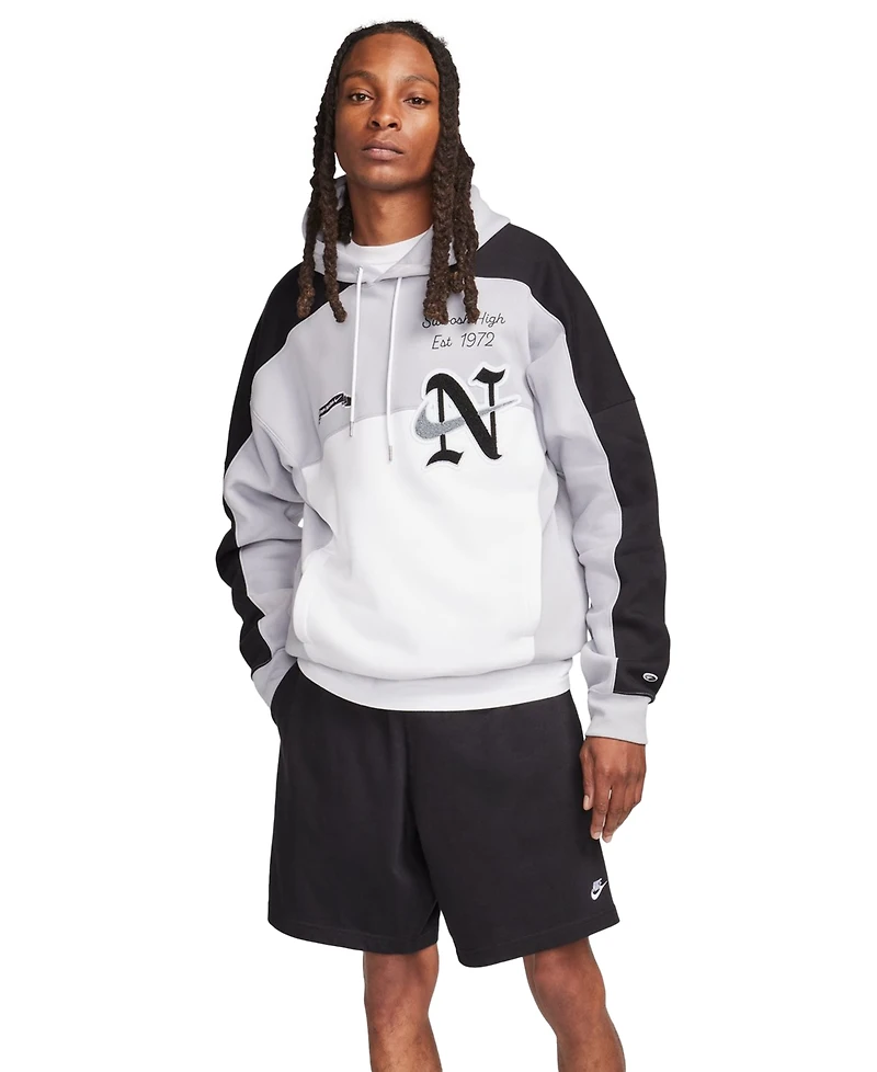 Nike Men's Club Relaxed-Fit Logo Embroidered Shorts