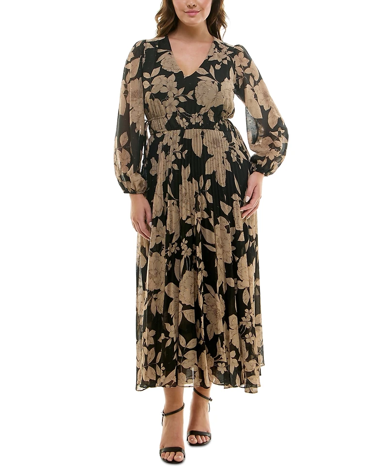 Taylor Plus Printed Maxi Dress