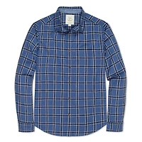 Hope & Henry Men's Organic Long Sleeve Stretch Poplin Button Down Shirt