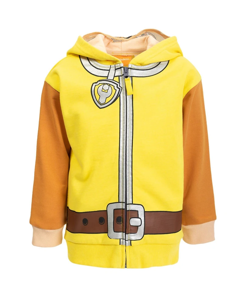 Paw Patrol Boys Rubble Chase Skye Fleece Zip Up Pullover Hoodie to