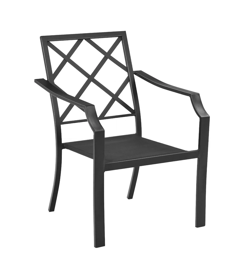 Sugift 4 Pieces Outdoor Dining Set with Removable Cushions and Rustproof Steel Frame