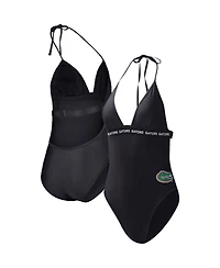G-iii 4Her by Carl Banks Women's Black Florida Gators Full Count One-Piece Swimsuit