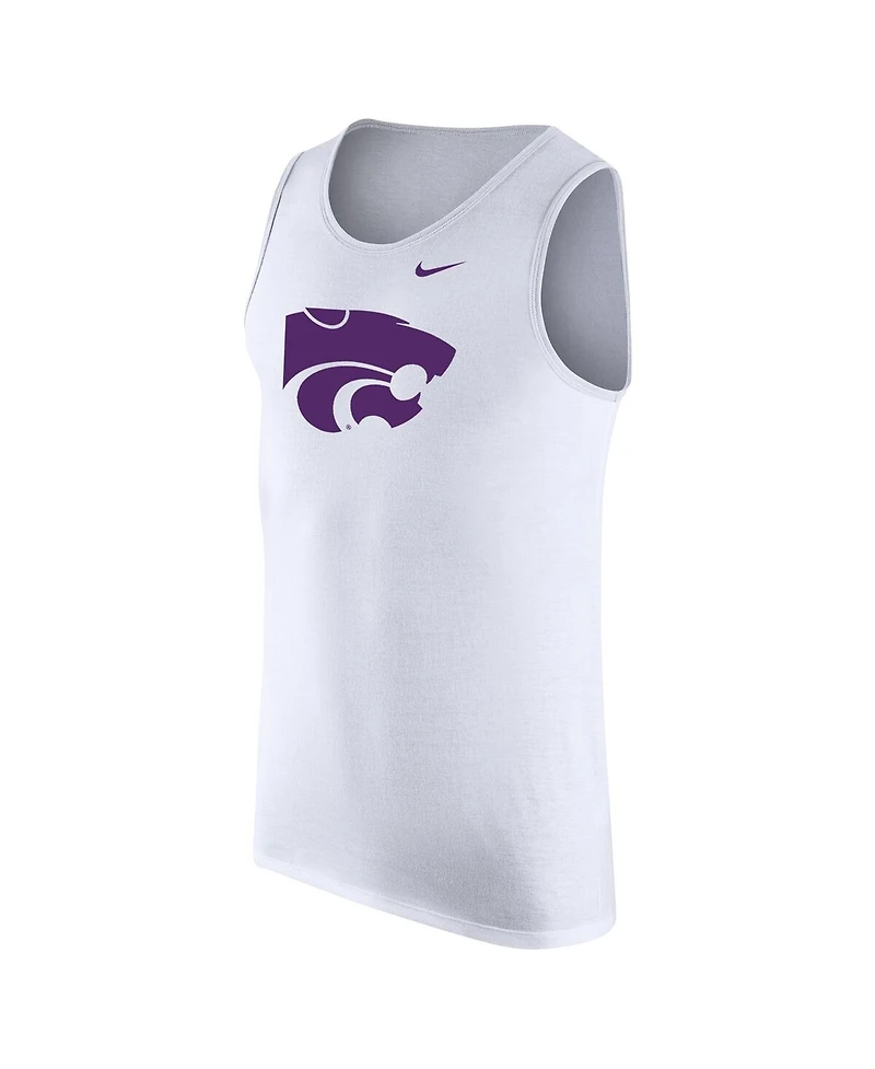 Nike Men's White Kansas State Wildcats Tank Top