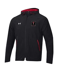 Under Armour Men's Black Texas Tech Red Raiders Unstoppable Raglan Full-Zip Jacket