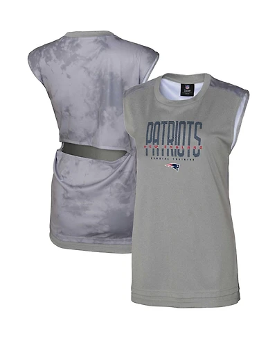 Outerstuff Women's Gray New England Patriots No Sweat Tank Top