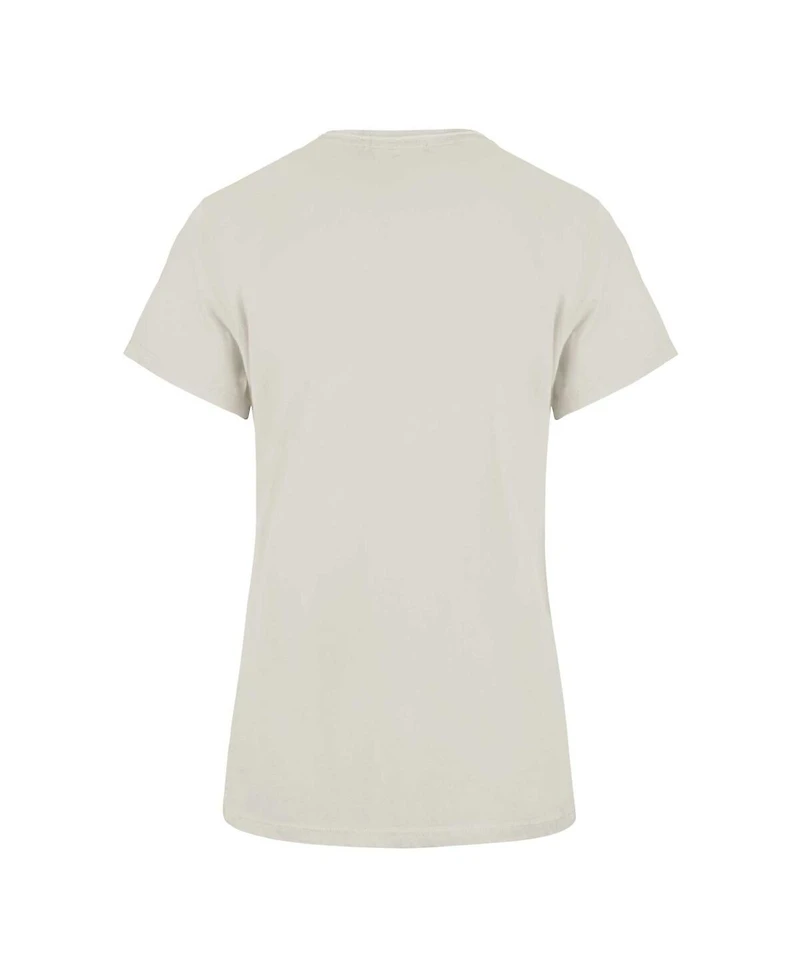 '47 Brand Women's Cream New York Jets Panthera Frankie T-Shirt